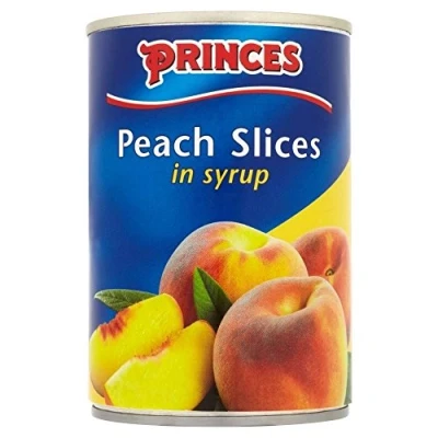 Image of Princes Peach Slices in Light Syrup (420g) Pack of 6