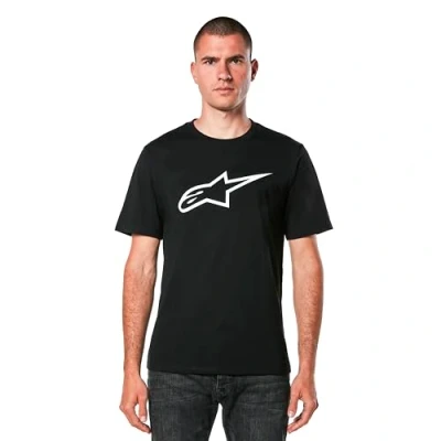 Image of Alpinestars Men&#039;s Ageless Csf Tee T Shirt, Black/White, S