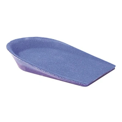 Image of Pair of Fabric and Silicone Heel Cups, Cushion Pads for Spurs Central Pressure Relief, Cushioning, Support Shock Absorption Pad Spur Pain Reduce Hard Skin Build Up Shoe Inserts