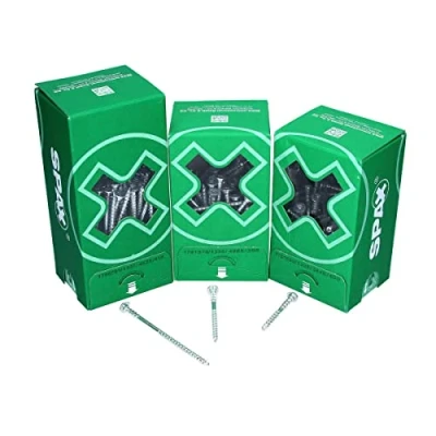Image of Adjusting Screw, 6 x 160 mm, Pack of 100, Flat Head, T Star Plus T30, Retaining Grooves, 4Cut, Wirox 0161010600803