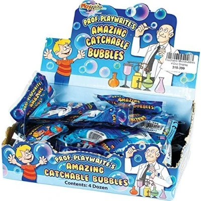 Image of 48 x Mini Amazing Catchable BUBBLES (full Display Box) by Playwrite