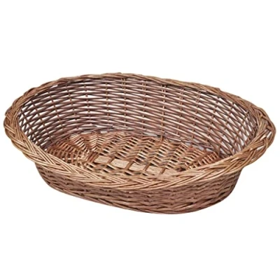 Image of vidaXL Willow Dog Basket/Pet Bed Natural 90 cm