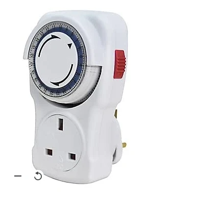 Image of Diall 24 Hour Mechanical Mains Plug In Timer Switch Time Clock Socket