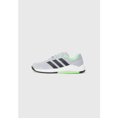 Image of adidas Men&#039;s Dropset Base Training Shoes, Halo Silver/Lime Burst/Core Black, 6 UK