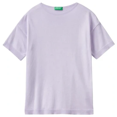 Image of United Colors of Benetton Women&#039;s Jersey G/C M/M 103c/d/102m Pullover Sweater, Mallow 26 g, Large