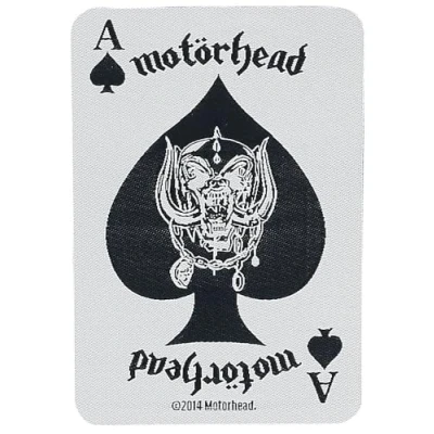 Image of Motorhead Ace of Spades Playing Card Patch