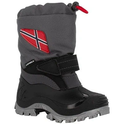 Image of Spirale Boy&#039;s Unisex Kids Morten Snow Boots, Grey, 10 UK Child