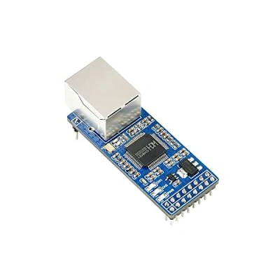 Image of IBest 2 CH UART To Ethernet Converter,UART TTL and RJ45 Bi directional Transparent Transmission Module,10/100M,Auto MDI/MDIX,Full duplex/Half duplex Auto negotiation Interface