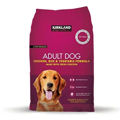 Image of Kirkland Signature Super Premium Adult Dog Chicken Rice &amp; Vegetable 12kg