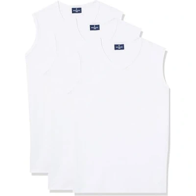 Image of Navigare Men&#039;s 575 Sports Underwear (Pack of 3), Bianco, Large