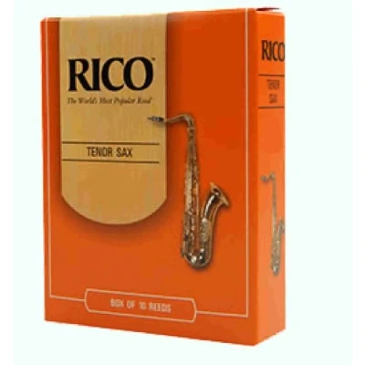 Image of D’Addario Woodwinds Rico Tenor Sax Reeds Saxophone Crafted for Beginners, Students, Educators Strength 3.0, Pack of 25