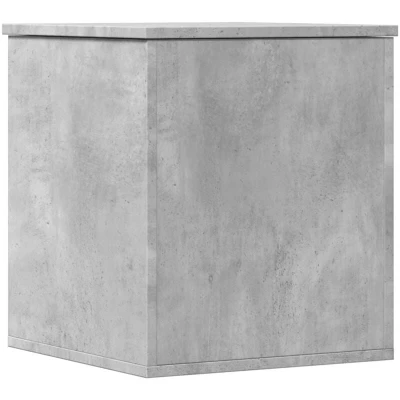 Image of vidaXL Storage Box Concrete Grey 40x42x46 cm Engineered Wood