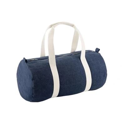 Image of BagBase BG646 Denim Barrel Bag
