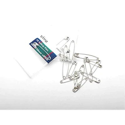 Image of Trimz Safety Pins, Silver, 28mm 50mm