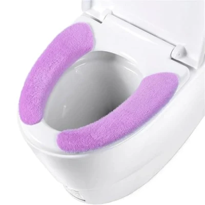 Image of POSEDWRA Adhesive Toilet Seat Cushion and Cover Can Be Repeatedly Cleaned Used with Anti Cold Stickers