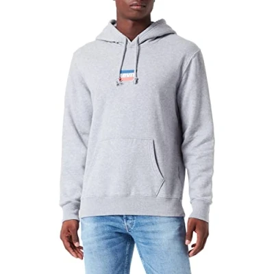 Image of Levi&#039;s Men&#039;s Standard Graphic Sweatshirt Hoodie, Sportswear Midtone Heather, S