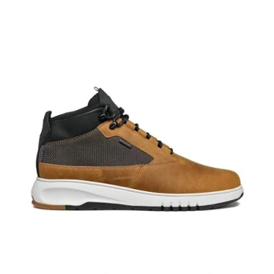 Image of Geox Men&#039;s U Aerantis 4x4 B ABX Ankle Boot, Ochre Dk Coffee, 7 UK