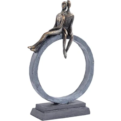 Image of Saville Designs Sculpture, Resin, Grey, One Size
