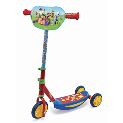 Image of SMOBY Super Mario Patinette 3 roues silencieuses Strucure métale Petite trottinette avec guidon réglable