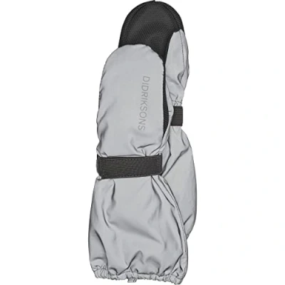 Image of Didriksons Biggles Reflective Kids Mittens 2 Silver
