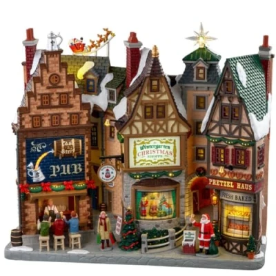 Image of Lemax Christmas Village Wintergarten Lane Battery Operated (4.5V) 05701