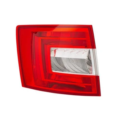 Image of 5E9945111 Rear light HELLA 2VP 354 818 011 Left P21W, PY21W, W5W without bulbs bulb holder SKODA: Octavia 3 Combi