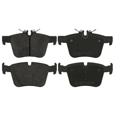 Image of 0004203602, 0004208200, 0004208603, 0004209403, 0084201320 Brake pad set BLUE PRINT ADU174274 Rear Axle prepared for wear indicator