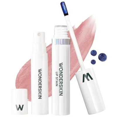 Image of Wonderskin Wonder Blading Lip Stain Peel Off and Reveal Kit Long Lasting, Waterproof Nude Tint, Transfer Proof Natural Makeup (XOXO)