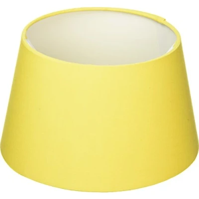 Image of Oaks Lighting S901/8 MS Cotton Drum Shade, 8 inch, Mustard, Fabric