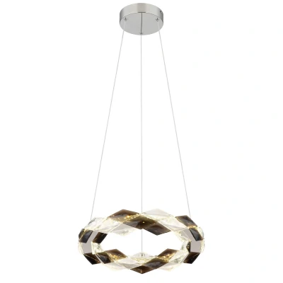 Image of Karilion 37cm Pendant Ceiling Light Chrome LED 4000K