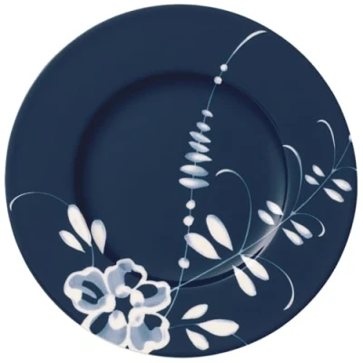 Image of Villeroy &amp; Boch Vieux Luxembourg Brindille Bread Plate, 16 cm, Premium Porcelain, Blue