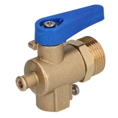 Image of LEVER TAP 3/4&quot; BSP FOR DVA MANUAL WATER SOFTENER DISHWASHER GLASSWASHER FILTER