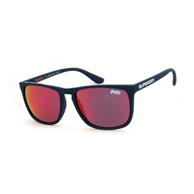 Image of Superdry Shockwave 189 very dark blue matt/violet mirrored lenses