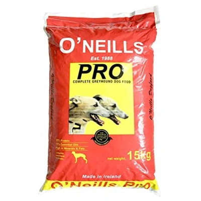 Image of O&#039;Neills Premium Pro Greyhound Mix for Sporting and Working Dogs. Complete Dry Dog Food 15kg