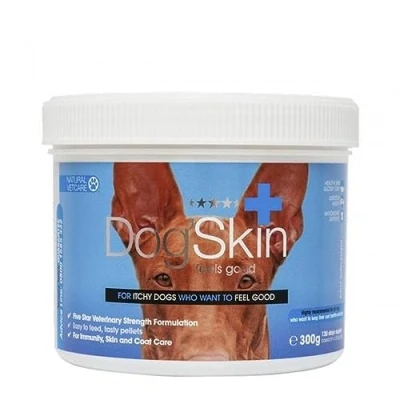 Image of Natural VetCare Dog&#039;Skin Veterinary Strength Skin and Coat Supplement for Itchy Dogs, 300 g (Pack of 1)