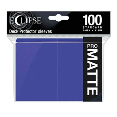 Image of Ultra Pro E 15622 Eclipse Standard Matte Sleeves 100 Pack Royal Purple