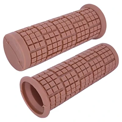 Image of cyclingcolors BIKE HANDLEBAR GRIPS 22MM 110MM COMFORT SOFT TOUCH MTB ROAD CITY BMX CYCLING (Brown)