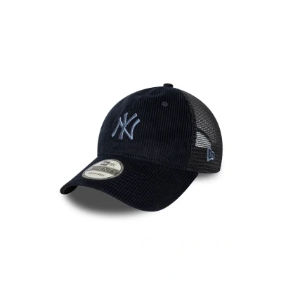 Image of New Era CORD 9TWENTY Trucker Cap, Size: One Size, Navy