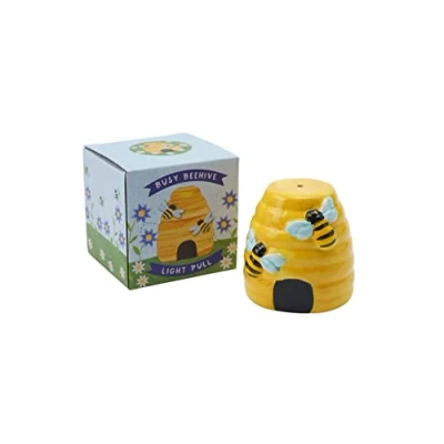 Image of CGB Giftware Bee Light Pull Yellow Cord for Bathroom Lighting Blinds Curtains Ceilings Fans Gift Box The Drawer Collection GB06438