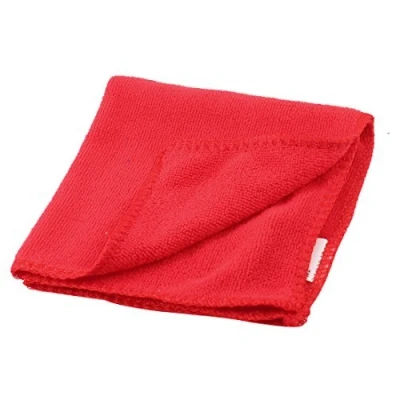 Image of N/A Pet Dog Puppy Square Design Grooming Bath Towel 28 cm x Red