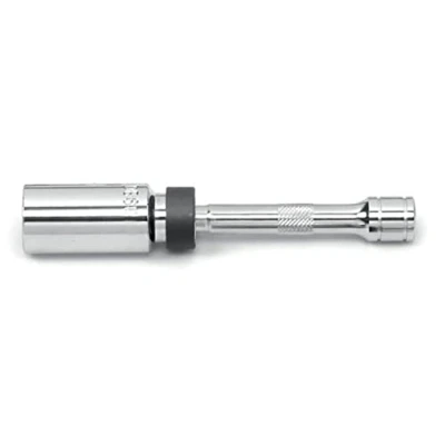 Image of GEARWRENCH 3/8&quot; Drive 6 Pt. 5/8&quot; x 6&quot; Magnetic Swivel Spark Plug Socket 80546
