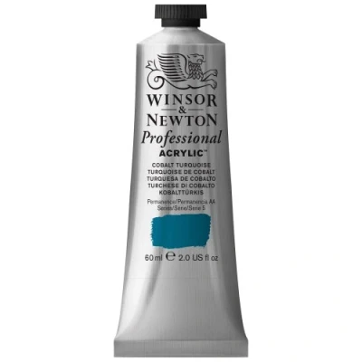 Image of Winsor &amp; Newton 2320190 60 Ml Professional Acrylic Colour Cobalt Turquoise
