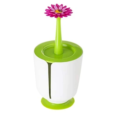 Image of VIGAR Home portarollo Bathroom Flower Power White Green, Red, Yellow,