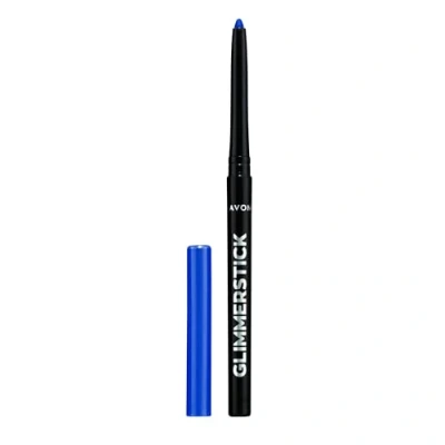 Image of Avon Glimmerstick Eyeliner Azure Blue, Tug Free, Soft Glide Formula for Bold, Intense and Waterproof Colour