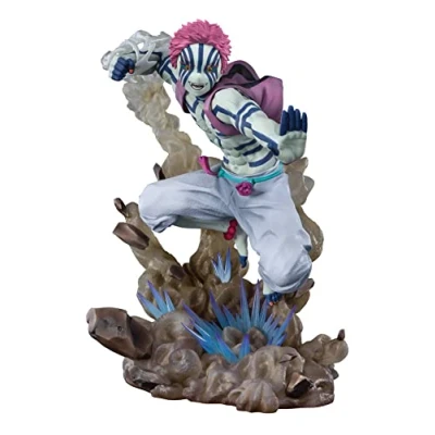 Image of TAMASHII NATIONS Demon Slayer: Kimetsu no Yaiba Akaza Upper Three, Bandai Spirits FiguartsZERO Collectible Statue