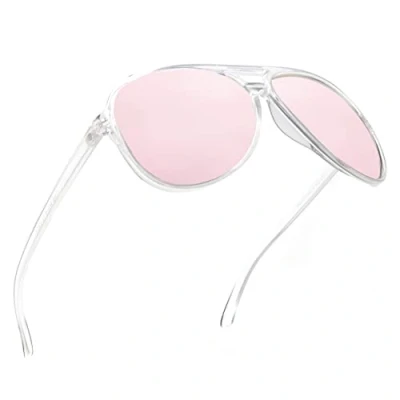 Image of Jim Halo Polarised Sunglasses Retro Oversize UV400 Protection Classic Sun Glasses Men, Suitable for Sports, Driving, Cycling