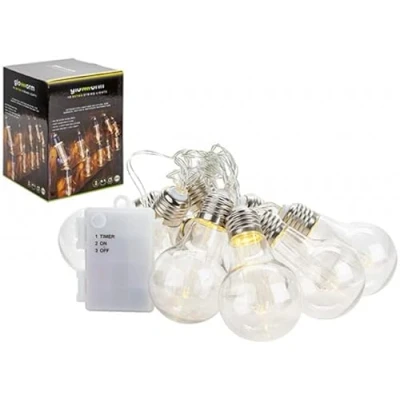 Image of PMS 957138 1 Pc Retro Bulb Indoor/Outdoor String Lights, LED Light Bulbs, Decor,Warm White, Accessory, General Party Occasion