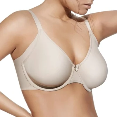 Image of Selene Women&#039;s Eugenia Non Padded Wired Bra, Beige (Tierra Tierra), 38 (Size: C.100)