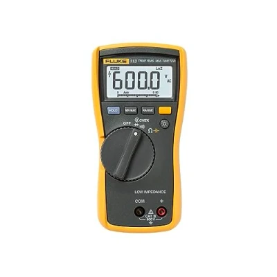 Image of Fluke 113 Digital Multimeter LCD, 6000 counts CAT III 600 V