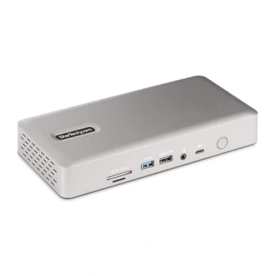 Image of StarTech.com Thunderbolt 4 Multi Display Docking Station, Quad/Triple/Dual Monitor Dock, 2x HDMI/2x DP, 7x USB Hub, 2.5Gb Ethernet, 98W PD TB4USB4Dock Station Dock Quad